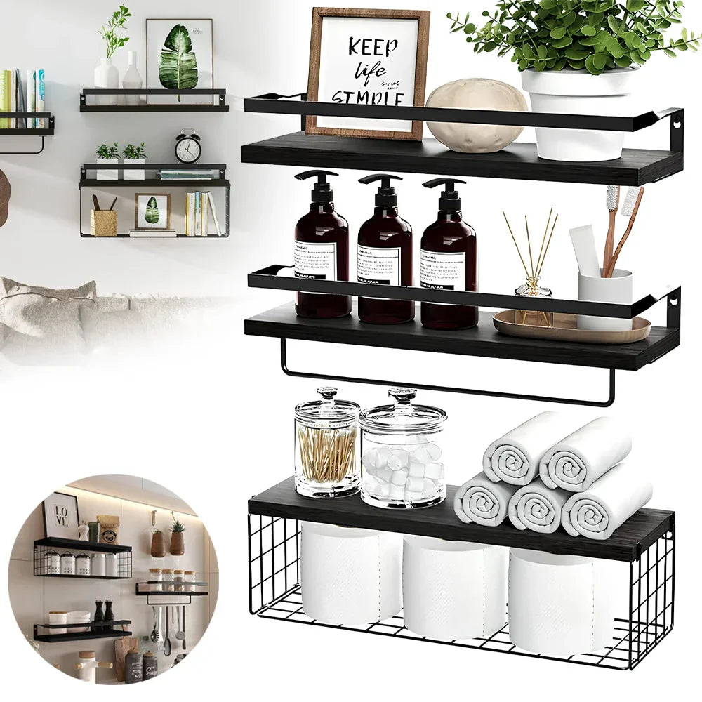 Etagère murale flottante (Lot de 3)