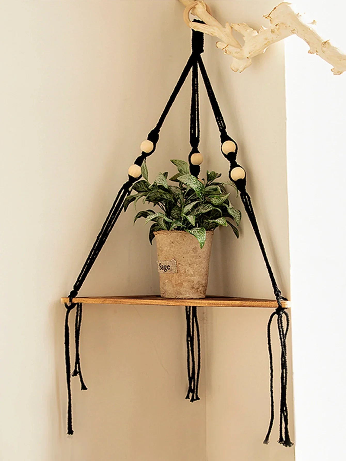 Etagère d'Angle Murale Design Suspendue