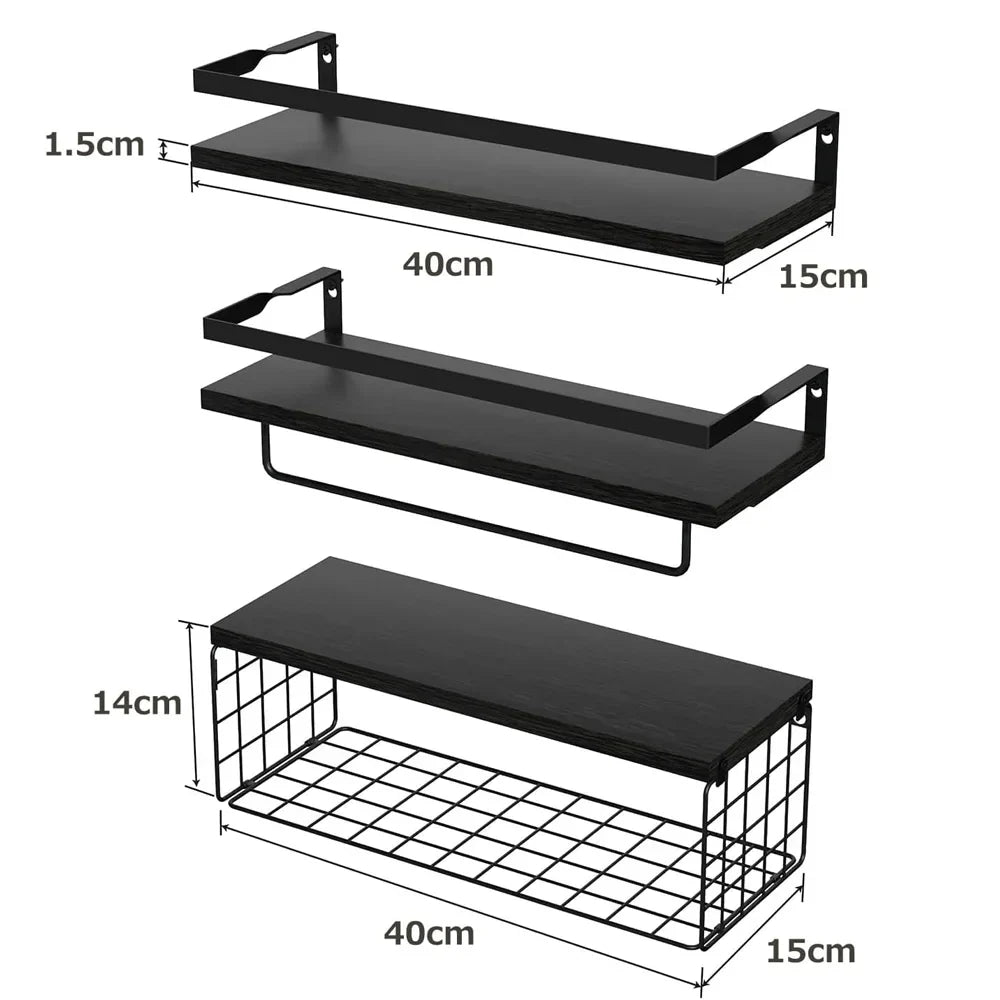Etagère murale flottante (Lot de 3)