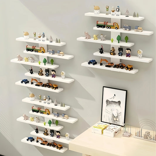 Etagère Murale Figurine Blanche